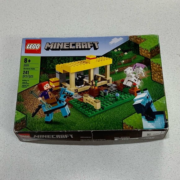 Lego Minecraft The Horse Stable Set 21171 Brand New Retired Limited Edition - Picture 2 of 16